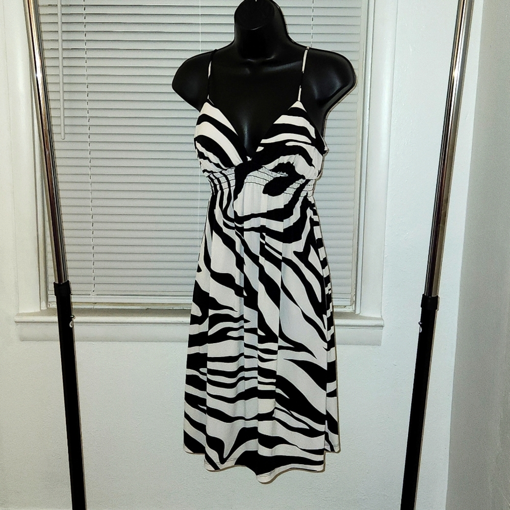 Black and white dress